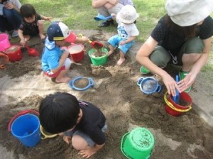 砂遊び①